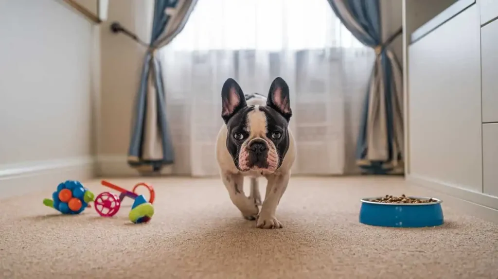 concern about leaving a French Bulldog alone
