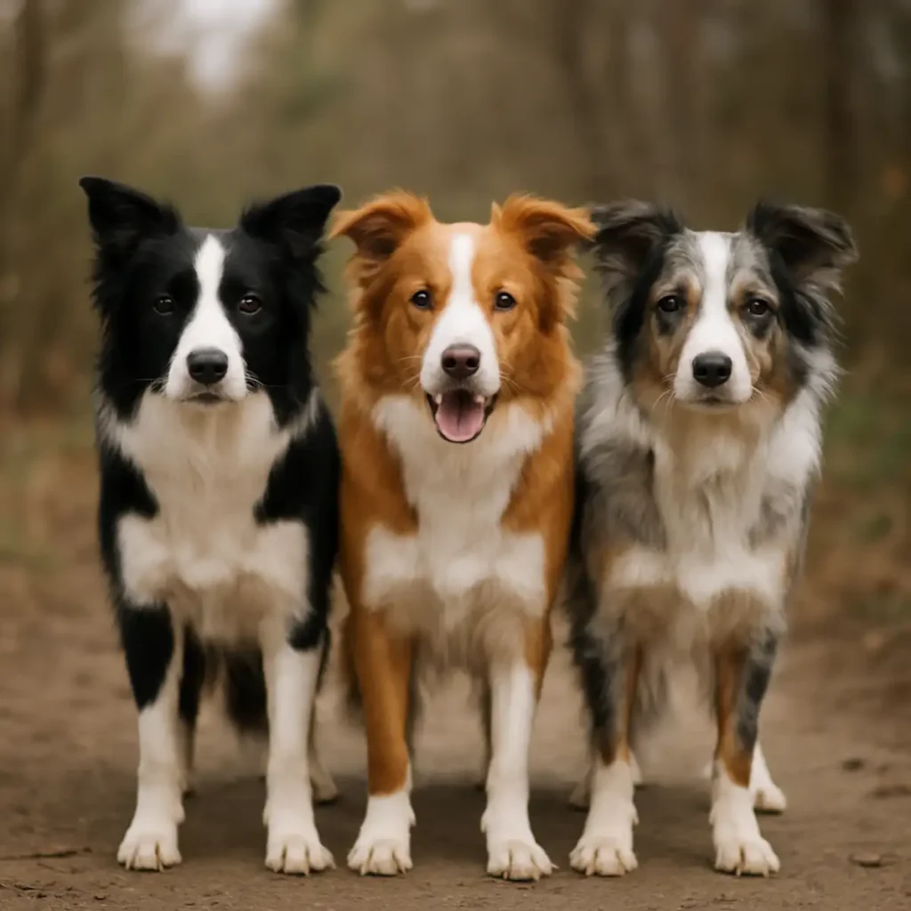 The Border Collie's Physical Profile: A Complete Guide 4 border collie, black and white border collie, red and white border collie, merle border collie