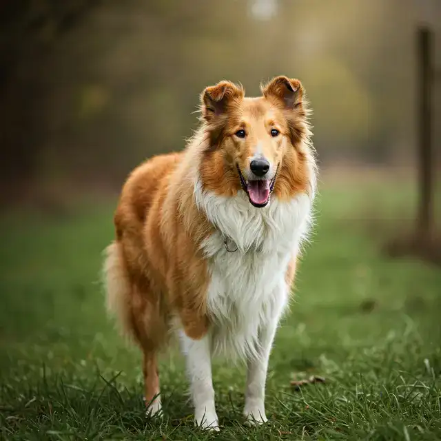 Smooth Collie in Nature