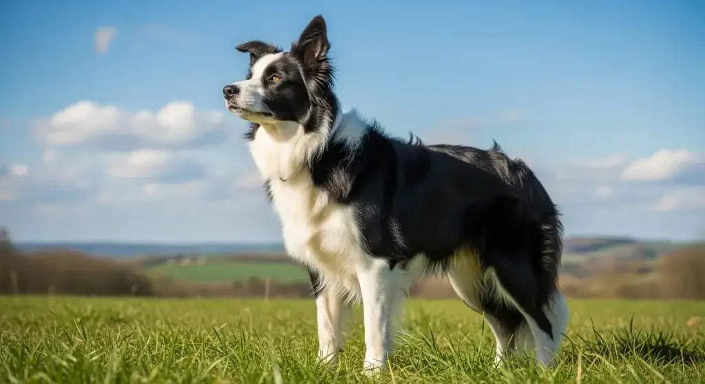 The Complete Guide to Border Collie Size: Height, Weight, and What to Expect as They Grow 2 A Border Collie size comparing the height of an adult dog to a common object.