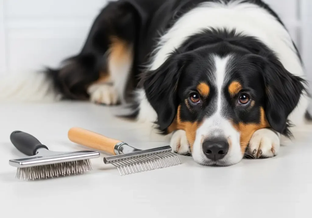 Are Boradors Good Dogs? A Complete Guide to the Labrador–Border Collie Mix 6 Essential grooming tools for a Borador's double coat: slicker brush and undercoat rake