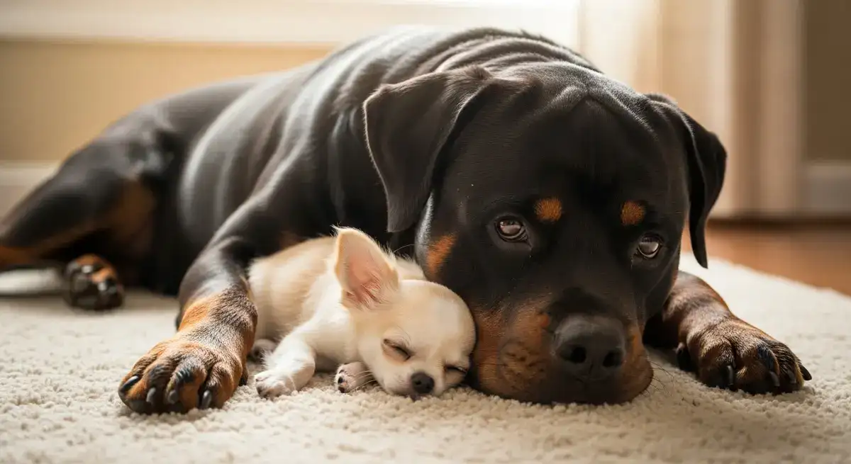Rottweilers and Small Dogs: A Complete Guide to Getting Along, Safe Introductions, and Peaceful Living