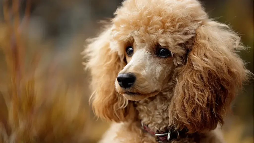 A happy, healthy Poodle sitting with its owner, illustrating the breed's impressive lifespan of 12 to 15 years and the long-term commitment required for first-time owners in 2026.