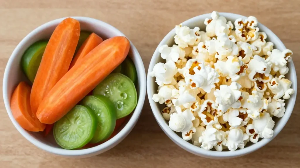 Dog with popcorn treat - Is popcorn safe for dogs?
