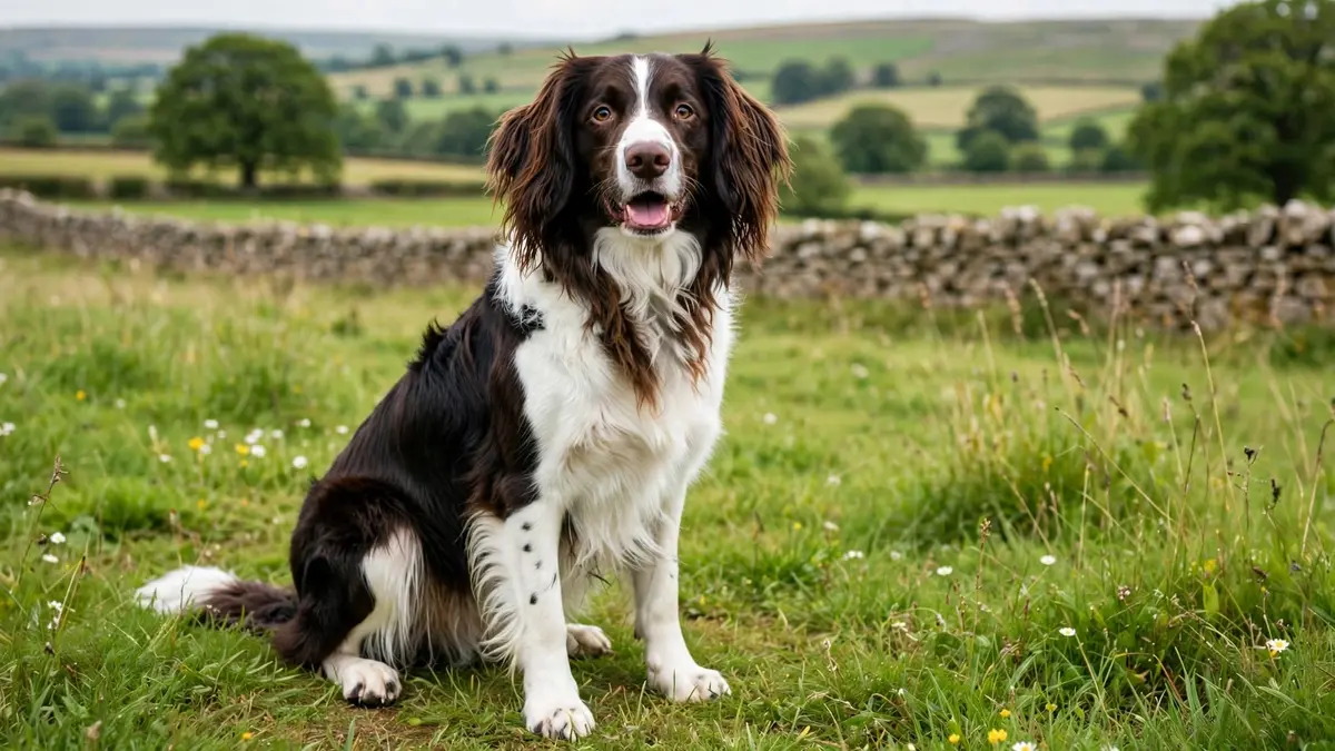 Border Springer: Border Collie English Springer Spaniel Mix
